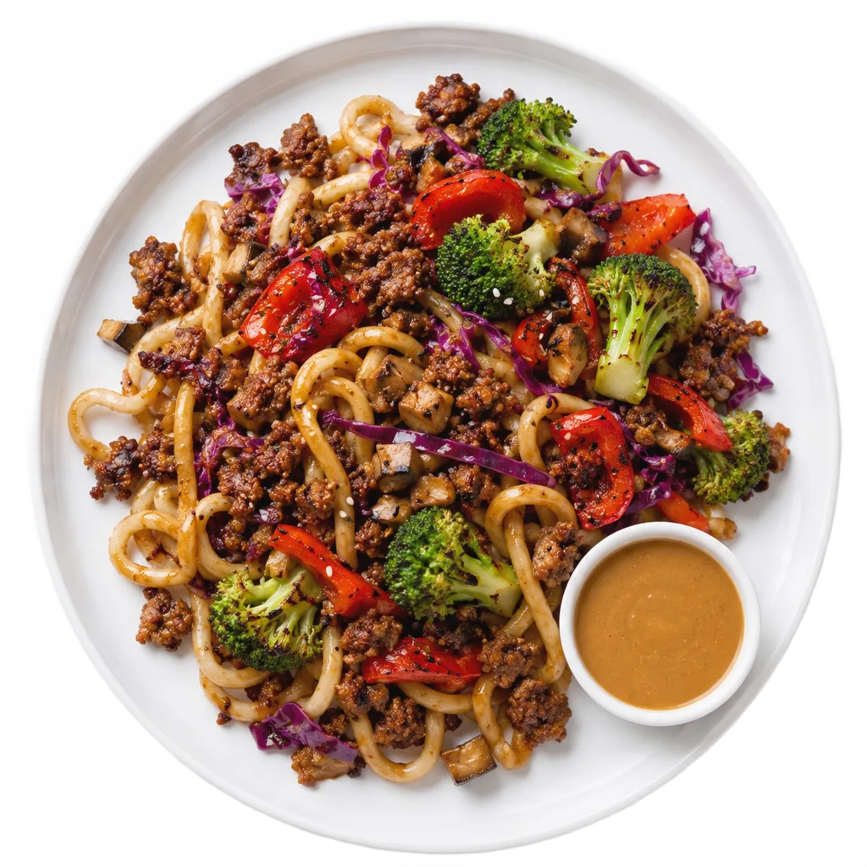 Hot Dang Veggie Hoisin Udon