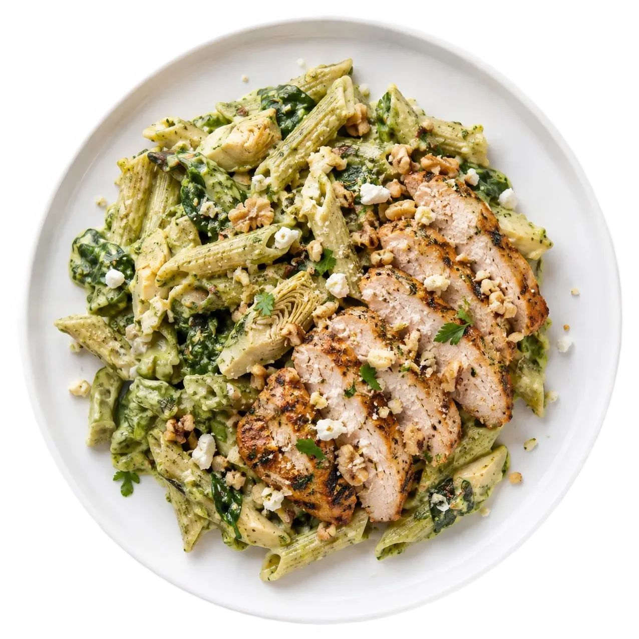 Green Goddess Chicken Penne