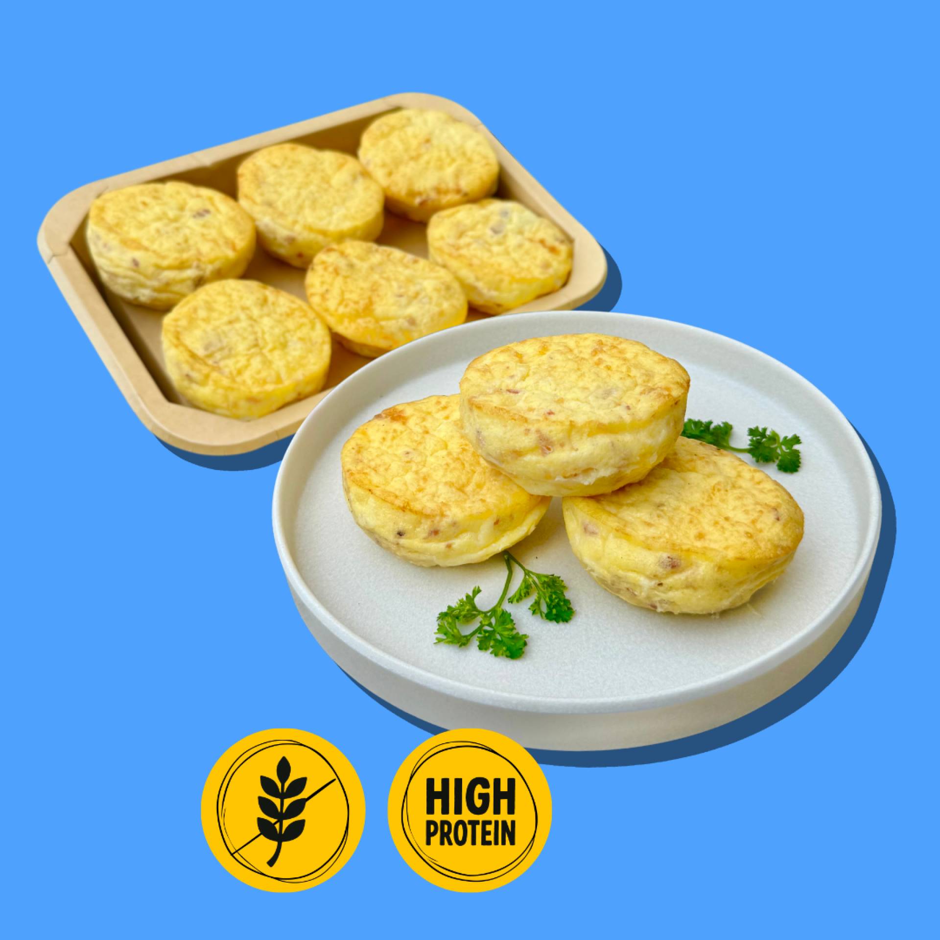 Bacon Cheddar Egg Bites  (6-Pack)