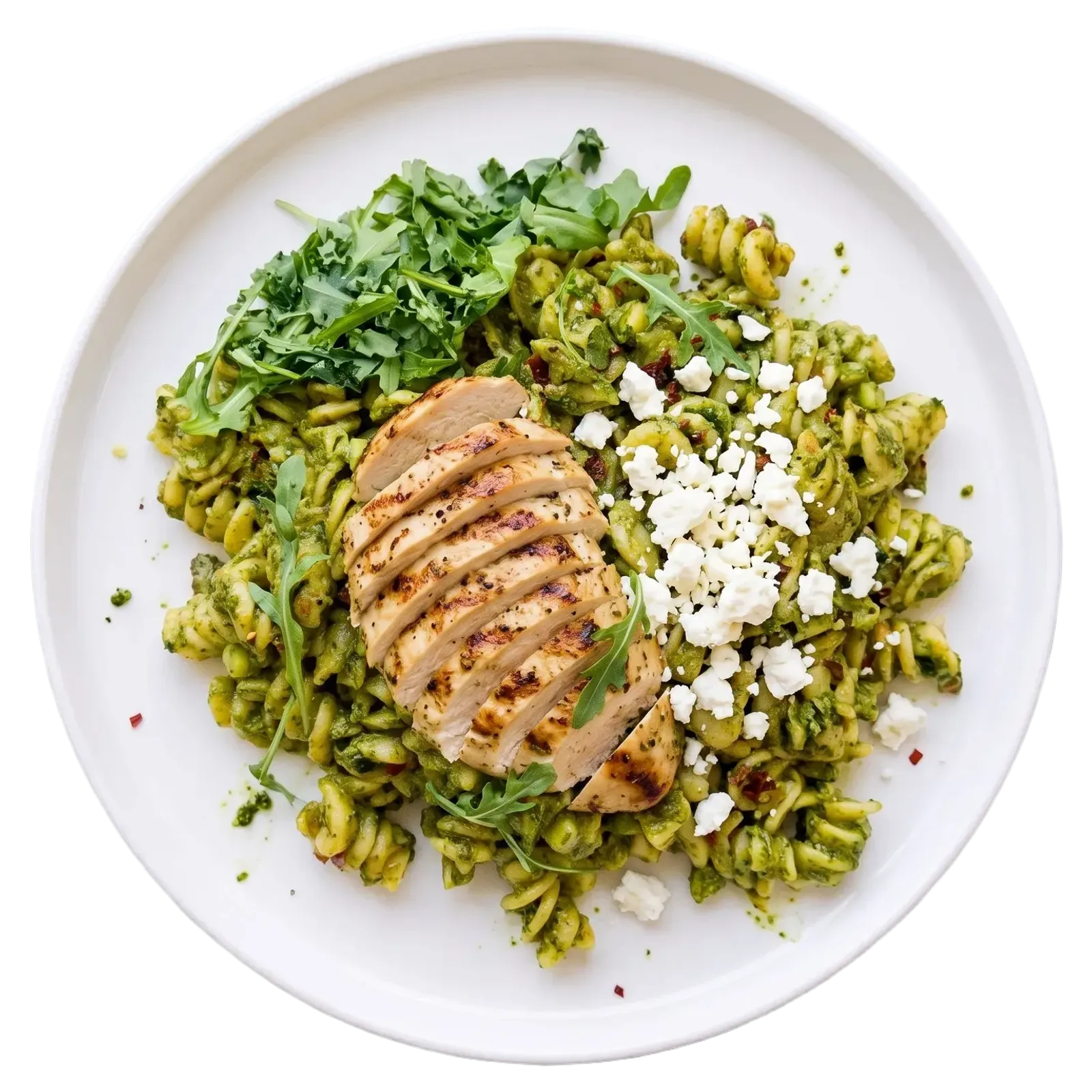 Pesto Party Chicken Rotini