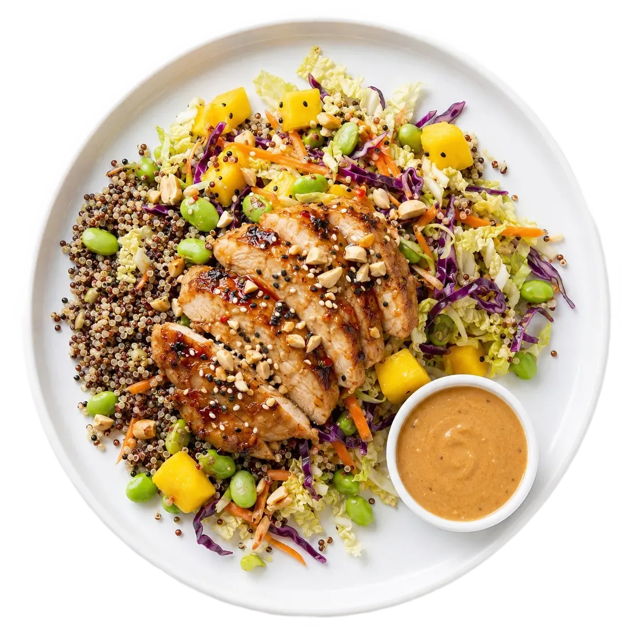 Thai Chicken Mango Crunch Power Bowl