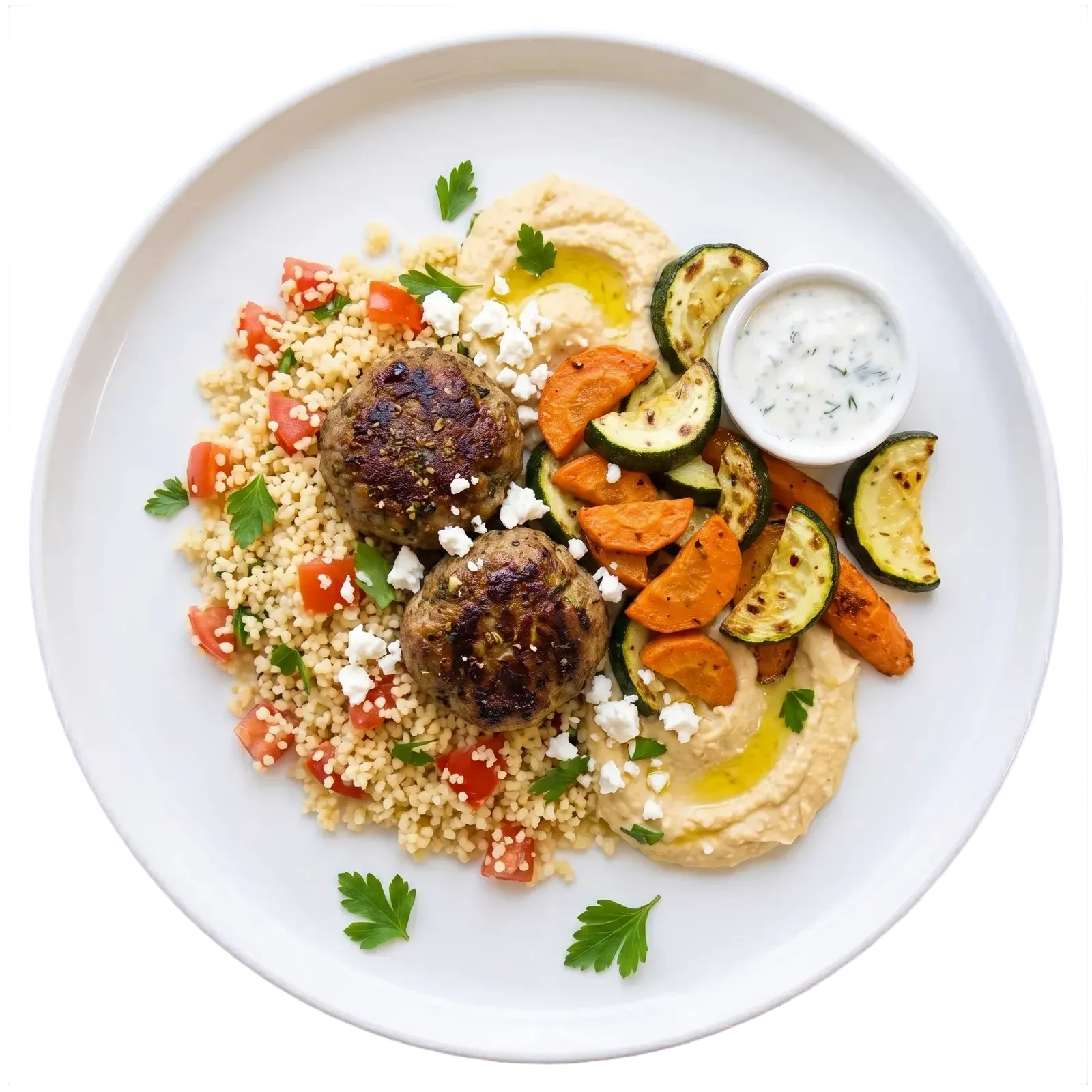 Zesty Zaatar Kofta Mezze