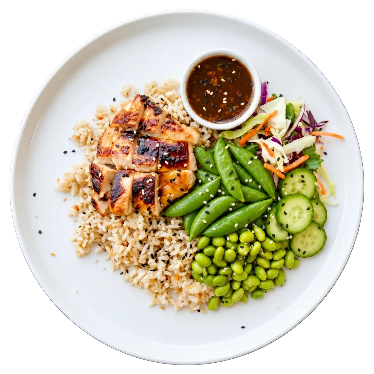Tiki Teriyaki Chicken Poke Bowl