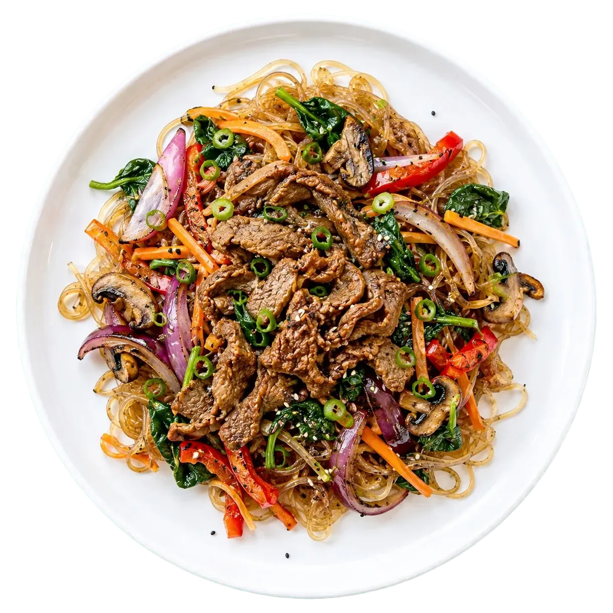 K-Pop Beef Glass Noodles