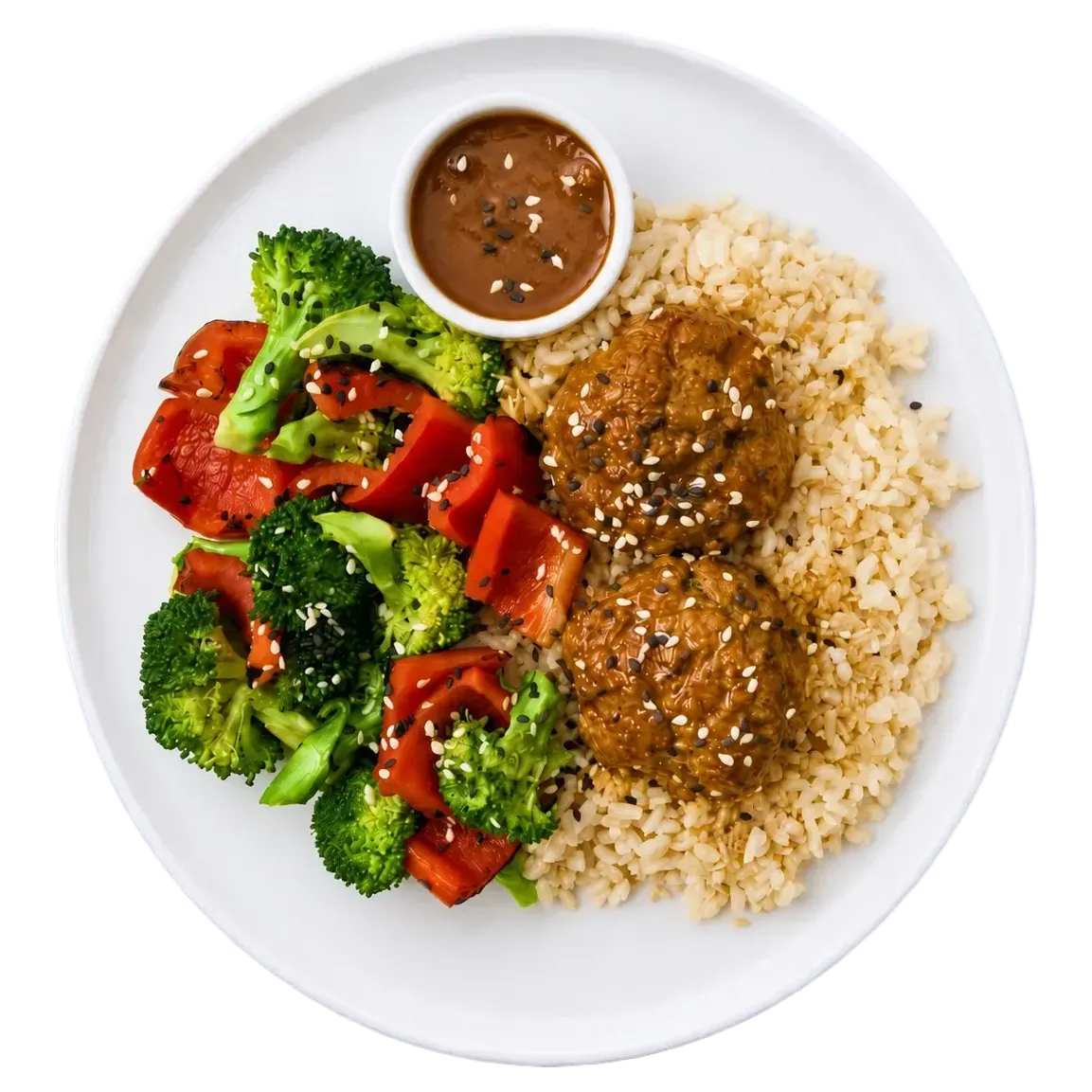 Aloha Teriyaki Turkey Meatballs