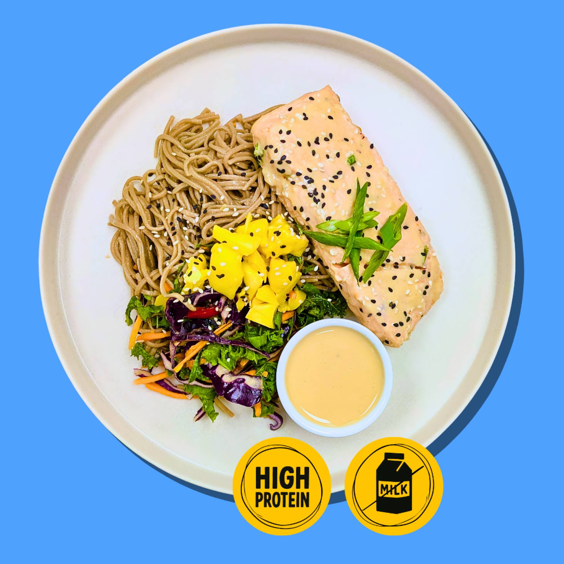 Zen Garden Salmon Soba Bowl