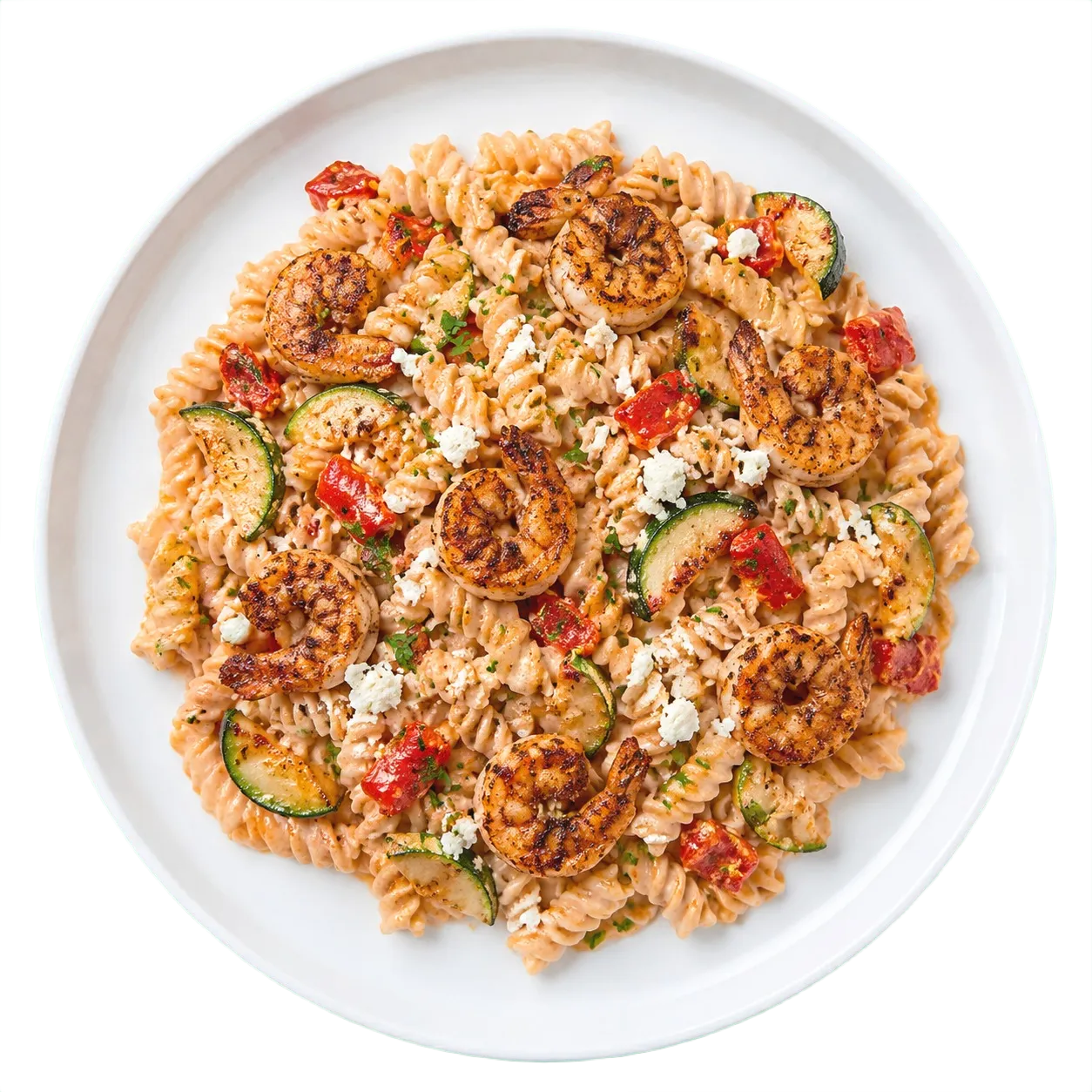 Tuscan Blush Prawn Primavera