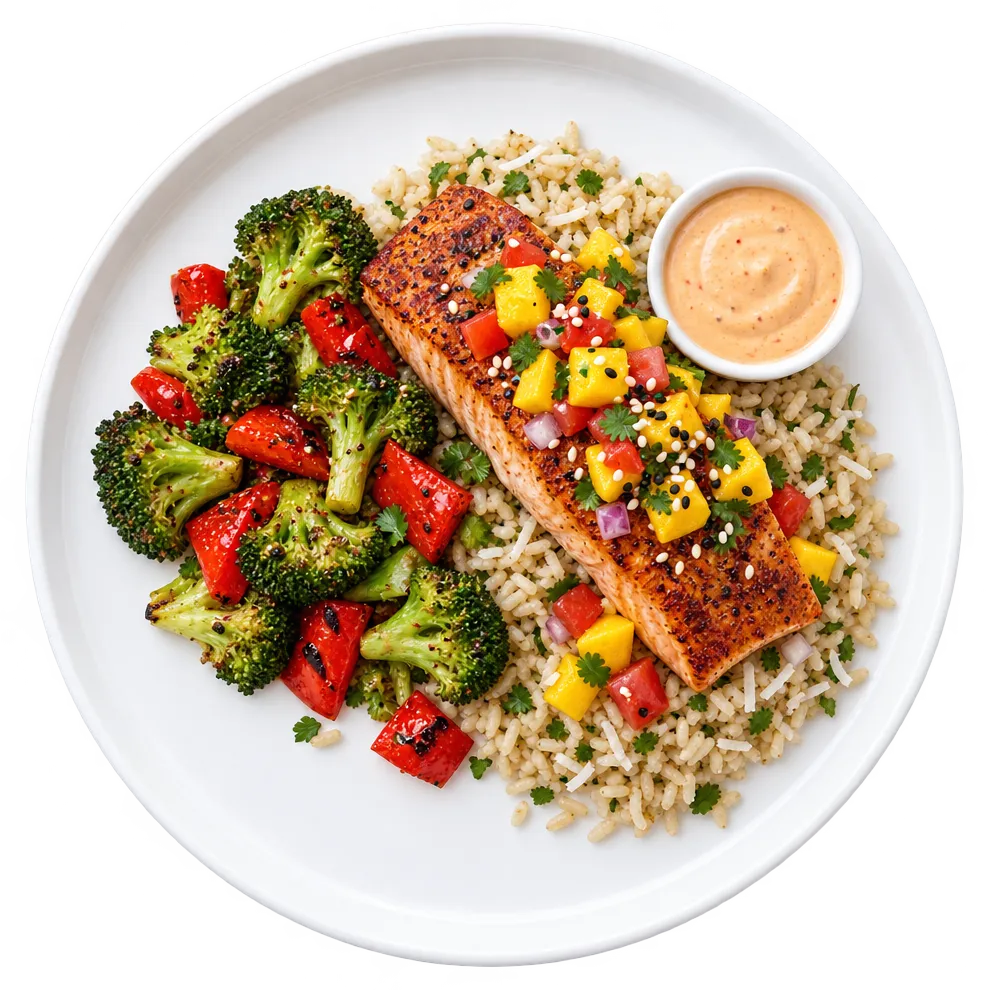 Coconut Coast Salmon Bowl