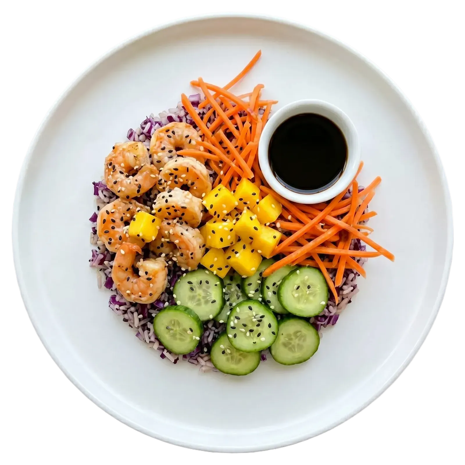 Prawn Dragon Roll Sushi Bowl
