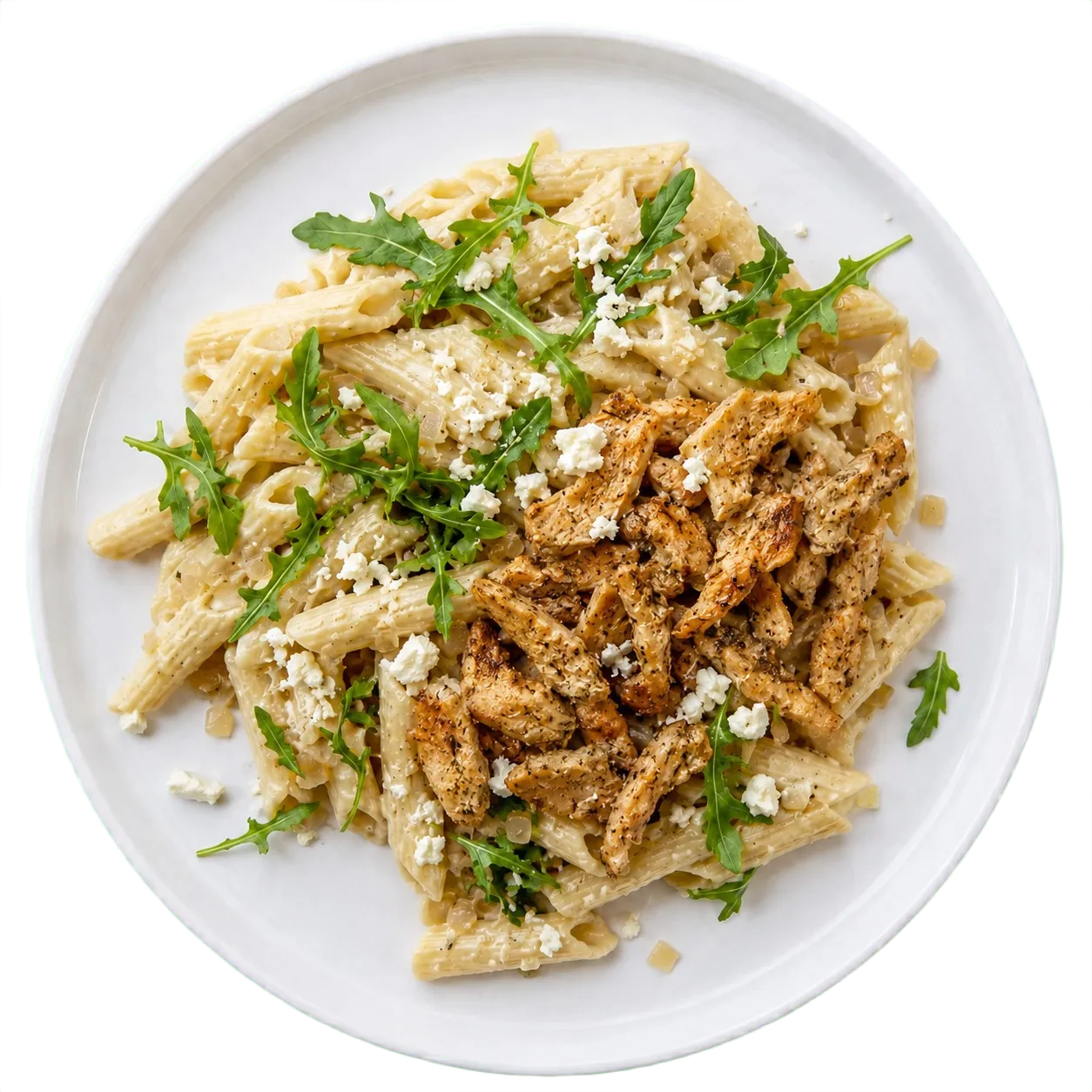 Herb Roasted Chick'n Alfredo